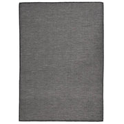 Tappeto da Esterni a Tessitura Piatta 140x200 cm Grigio cod mxl 74654