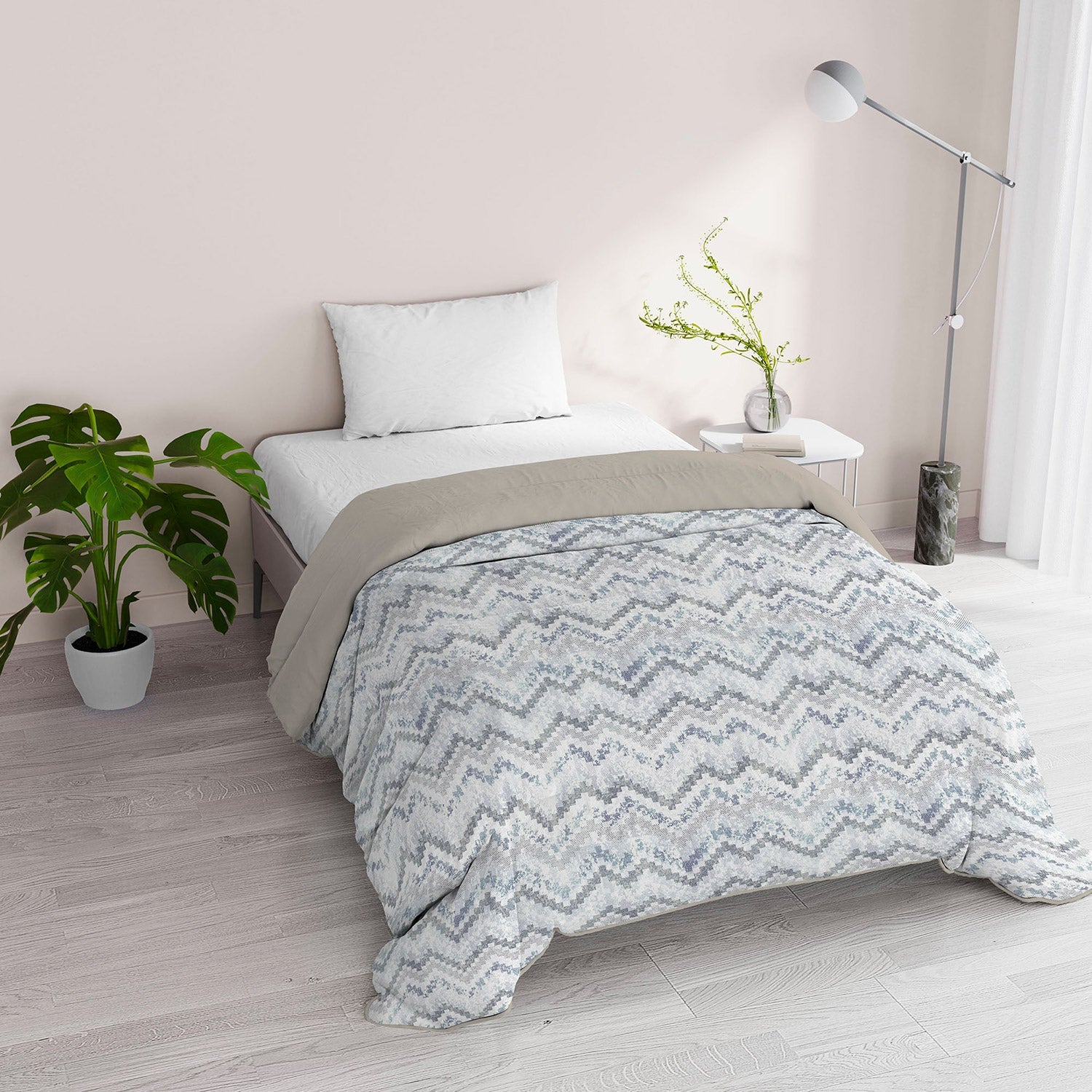 Trapunta Invernale Matrimoniale 180gr con Stampa in Microfibra Jakarta