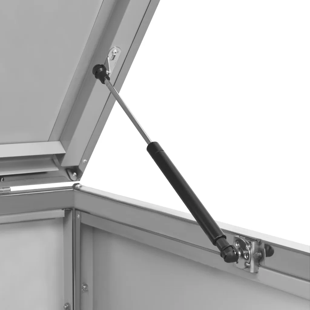 Copribidone per Spazzatura Singolo 69x77,5x112,5cm Acciaio Inox 149559