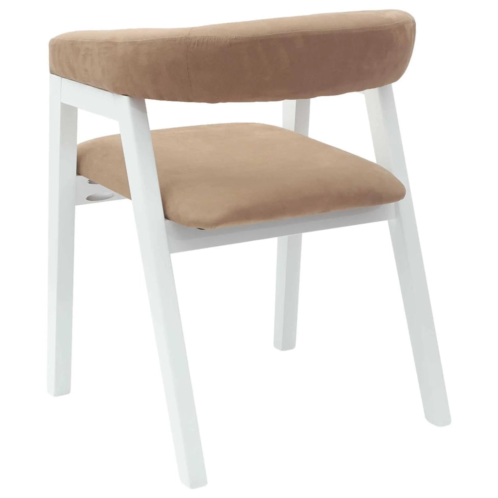 Sedie da pranzo 2 pcs Bianco 54 x 57 x 73 cm