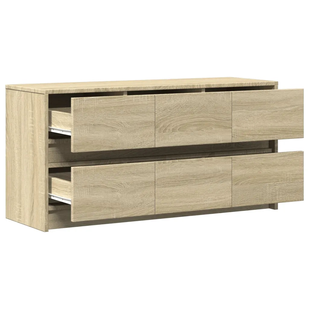 Mobile Porta TV con LED Rovere Sonoma 100x34x50cm in Truciolato