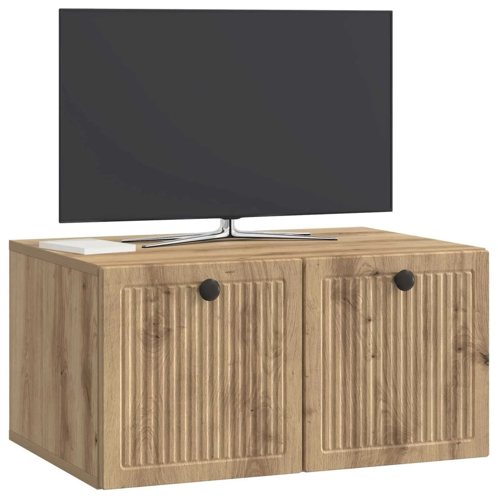 Mobile Porta TV da Muro Rovere Artigianale 59,5 x 41 x 30 cm 898004