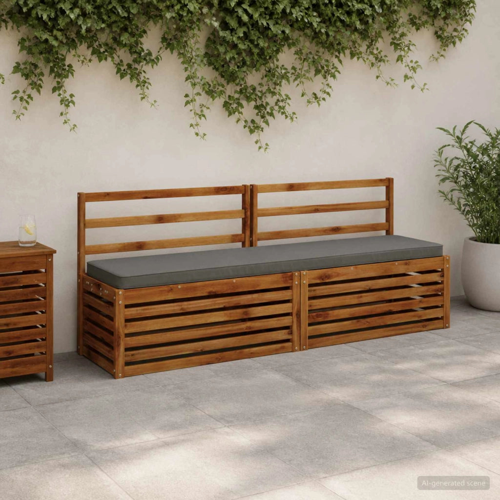 Cuscini per Panchina a 2 Pezzi VUGHT 2 pz 100% Poliestere 951537