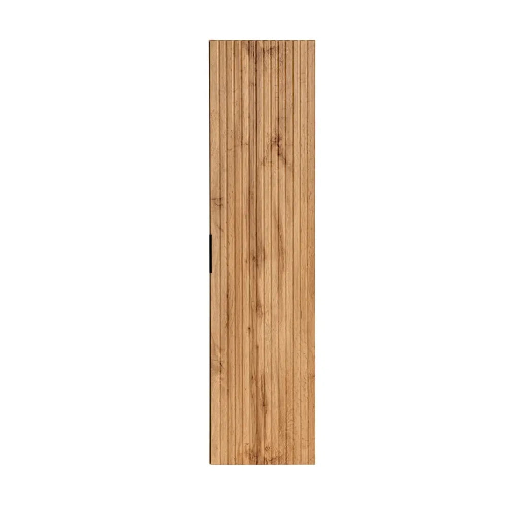 Colonna bagno sospesa NOXERA – 1 porta – Colore quercia wotan – Altezza 140 cm