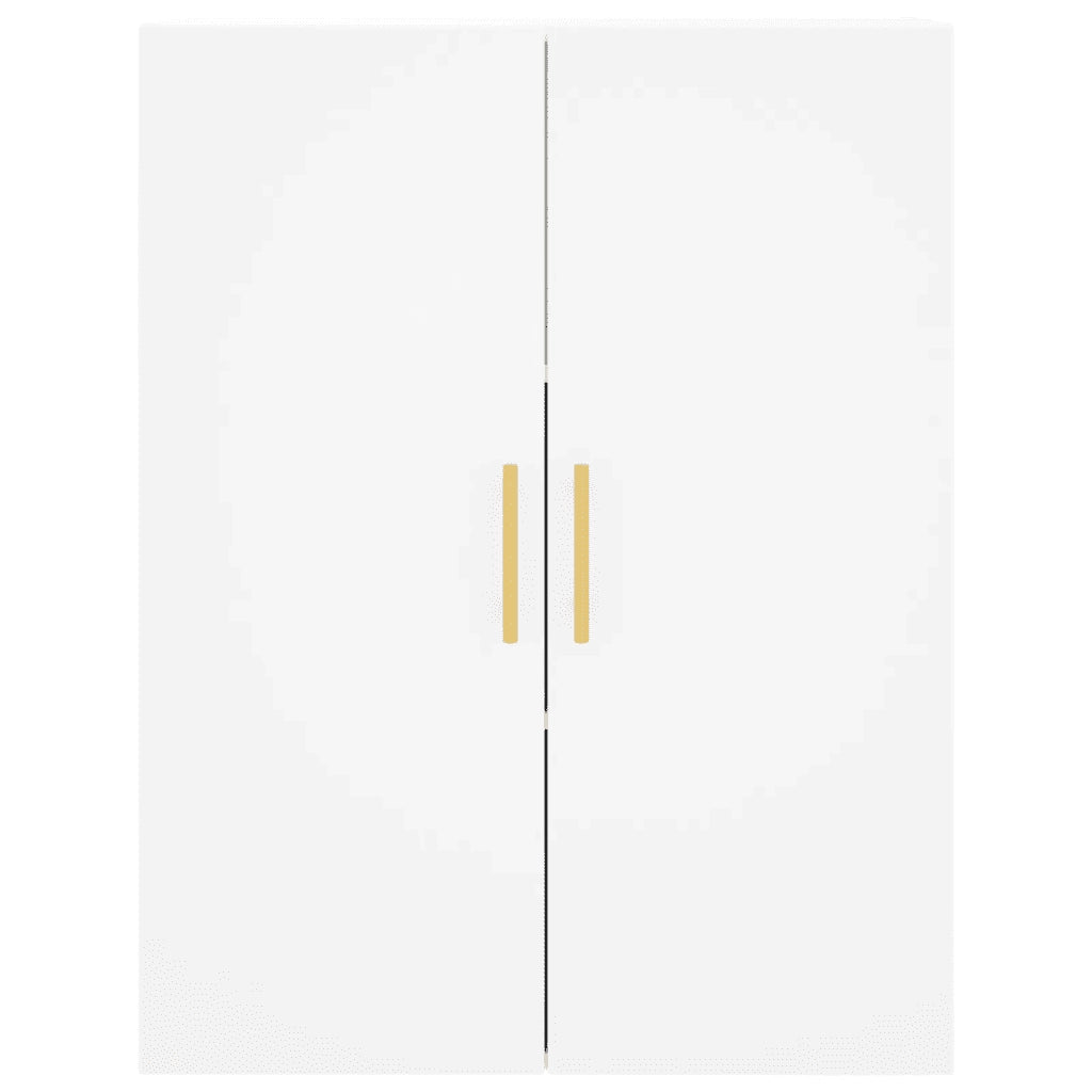 vidaXL Mobili a Parete 2 pz Bianchi 69,5x34x90 cm