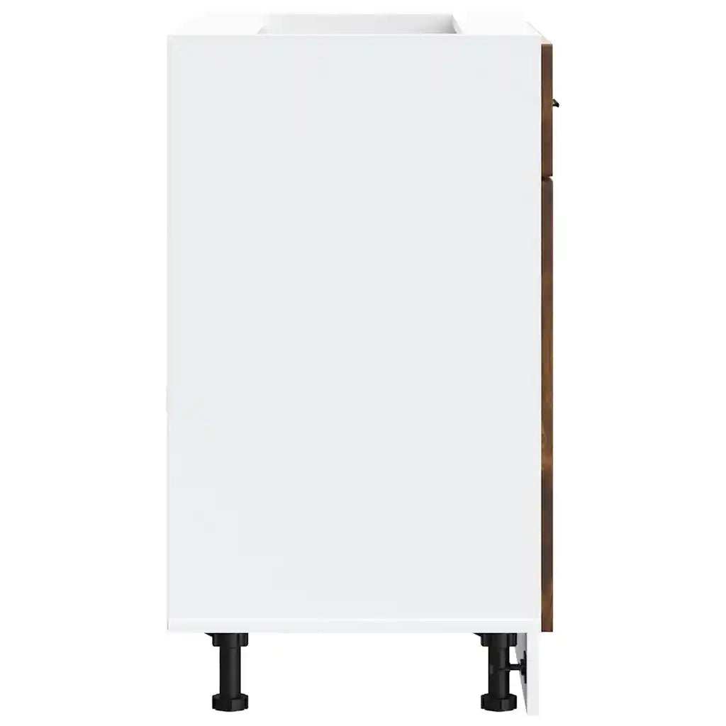 Base da Cucina Porto Rovere Fumo in Legno Multistrato 853982