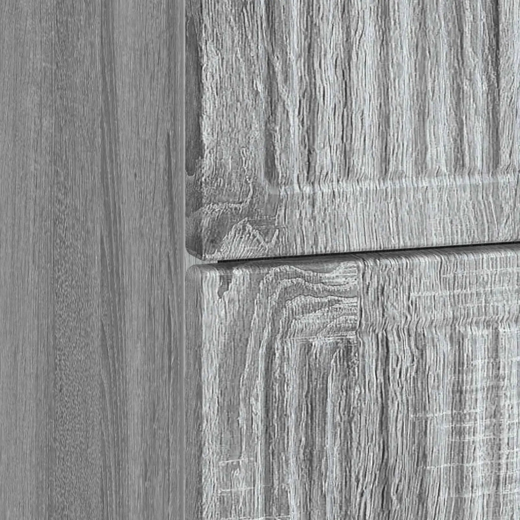 Armadio da Notte con cassetto Grigio Sonoma 43 x 34,5 x 47,5 cm 893847