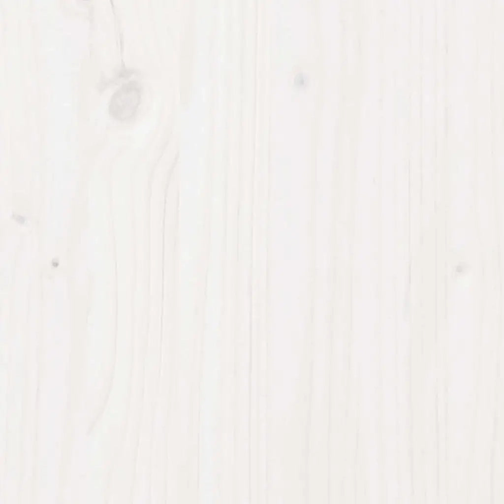 Letto a Castello Bianco 90x200 cm in Legno Massello di Pino