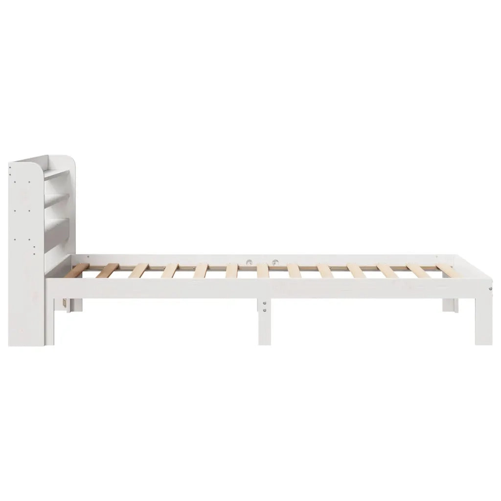 Giroletto con Testiera senza Materasso Bianco 90x200 cm
