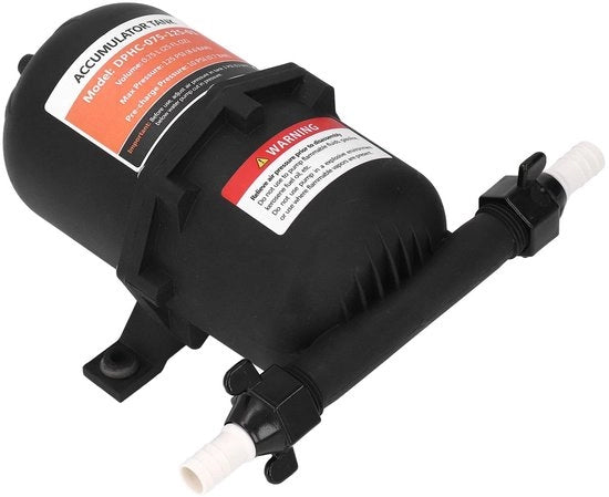 Accumulatore idraulico pre-caricato 0,75L - Druk 10-125PSI - Applicazione universale - Riduce la circolazione della pompa - Aumenta la durata della pompa - Accumulatore di pressione