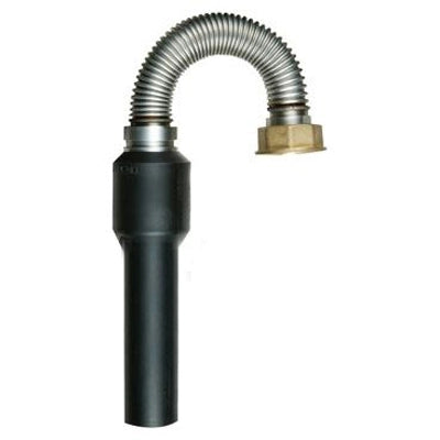 RACCORDO DI TRANSIZIONE PE-TUBO FLESSIBILE INOX- 32 x 1- PLASS- pezzi 1