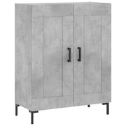 Credenza | Madia | Buffet da pranzo | Armadio da pranzo Grigio Cemento 69,5x34x90 cm in Legno Multistrato