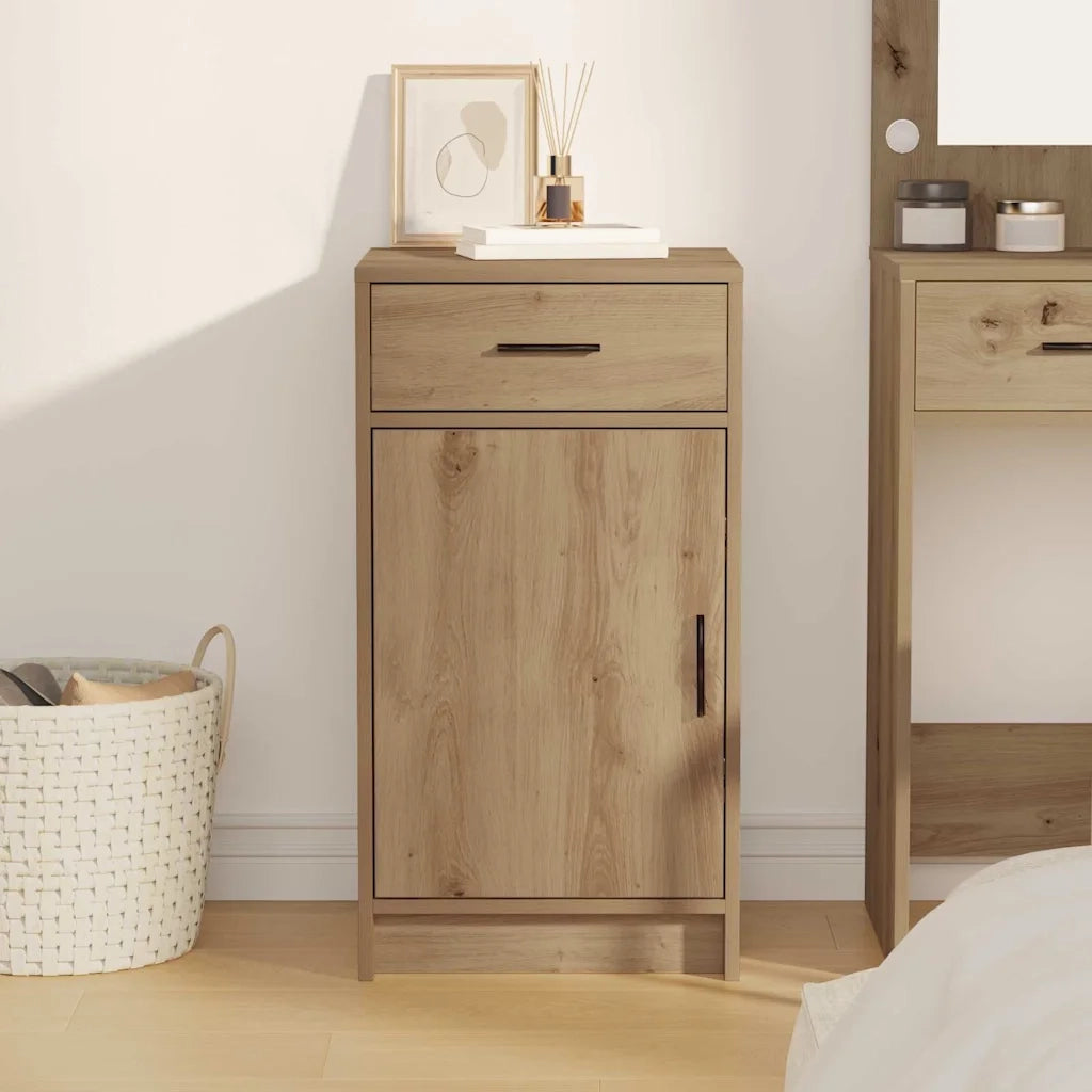 Credenza | Madia | Buffet da pranzo | Armadio da pranzo Rovere artigianale 40 x 40.5 x 75 cm Legno multistrato
