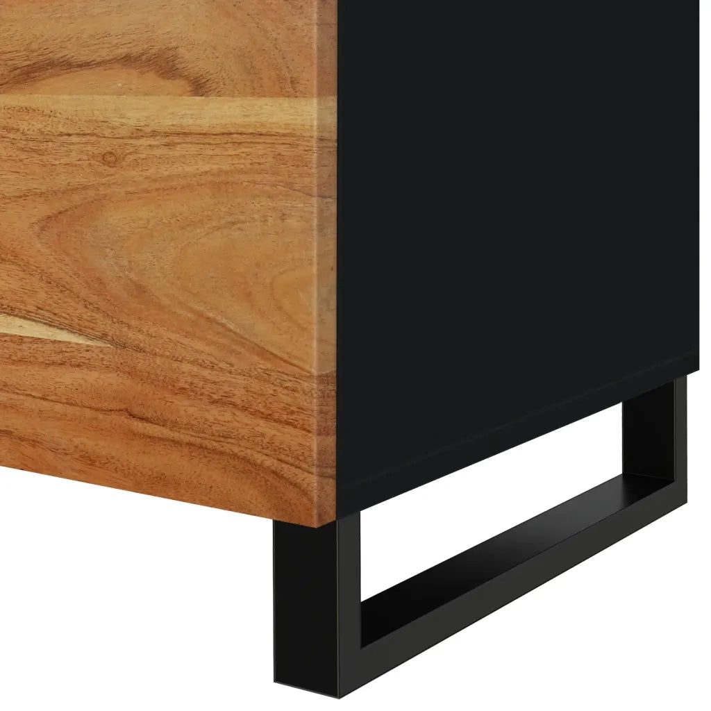 Tavolino da salotto | Tavolino da caff¨¨ | Tavolino da Soggiorno 80x50x40 cm Massello Acacia e Multistrato