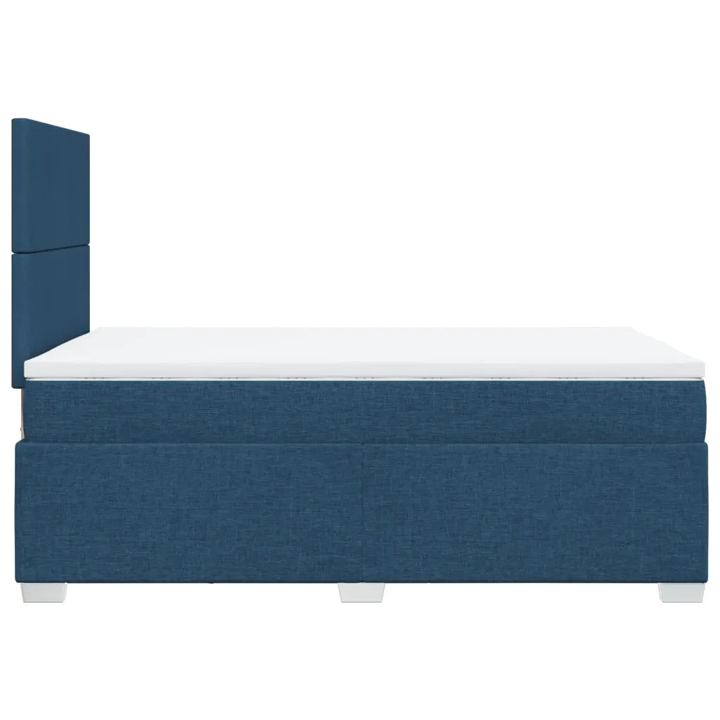Giroletto a Molle con Materasso Blu 120x200 cm in Tessuto 3290454