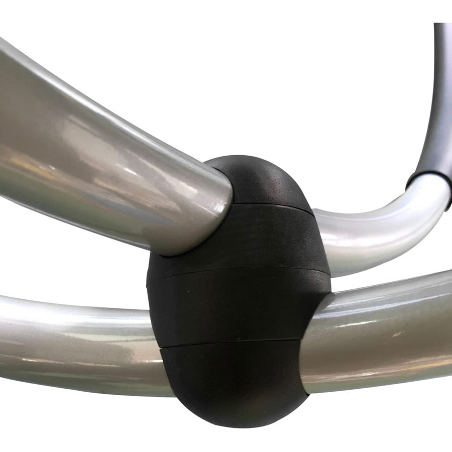 Sedia a Dondolo da Giardino ellittica 174x78x86 cm Panna