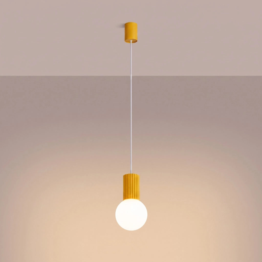 Lampada a sospensione HALO 1 giallo