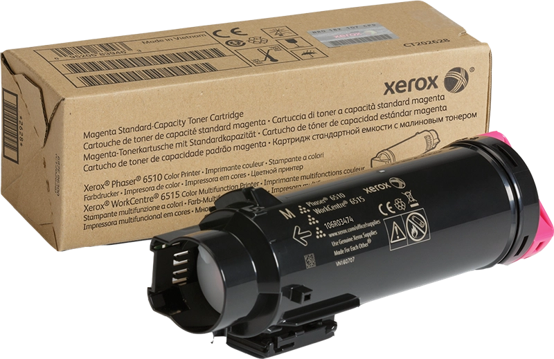 Xerox Cartuccia toner Magenta a Capacità standard da 1000 Pagine per Phaser® 6510, WorkCentre® 6515 (106R03474)