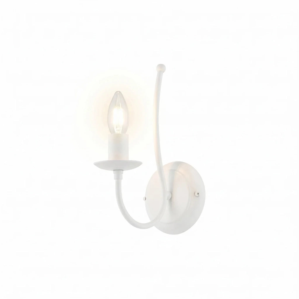 Applique Rustica Botte 1 Luce Bianco LuceArt Classic