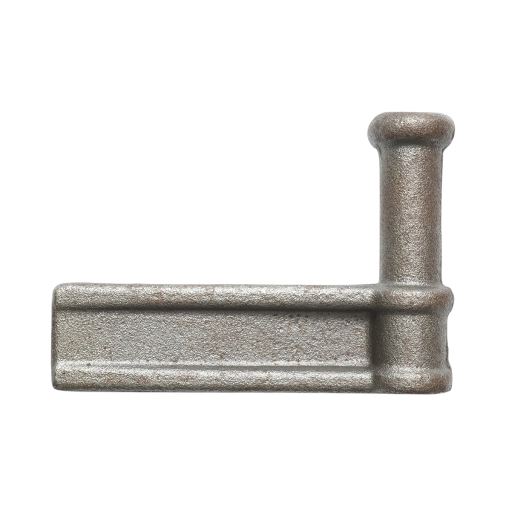 Supporto, bullone cerniera destra, rimorchio auto, saldabile 114x90x20mm
