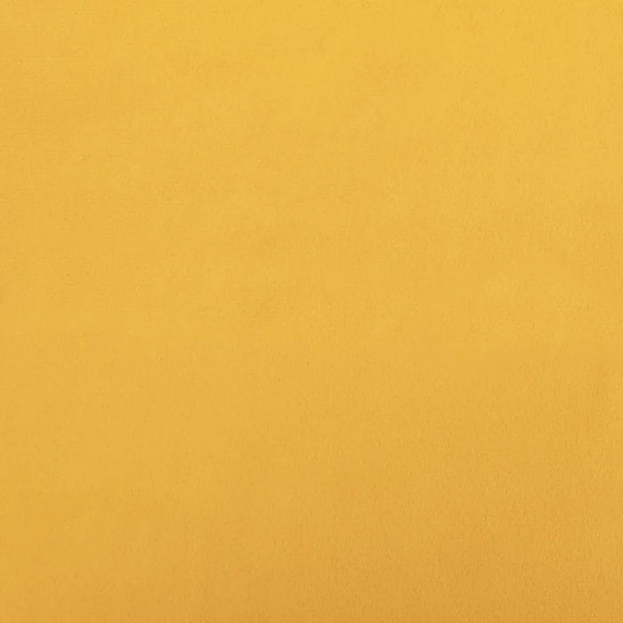 Sedie da Pranzo Girevoli 2 pz Gialle in Velluto