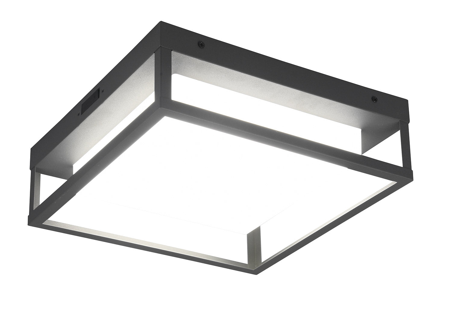 Plafoniera da Esterno a LED SMD in Metallo Antracite