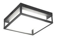 Plafoniera da Esterno a LED SMD in Metallo Antracite