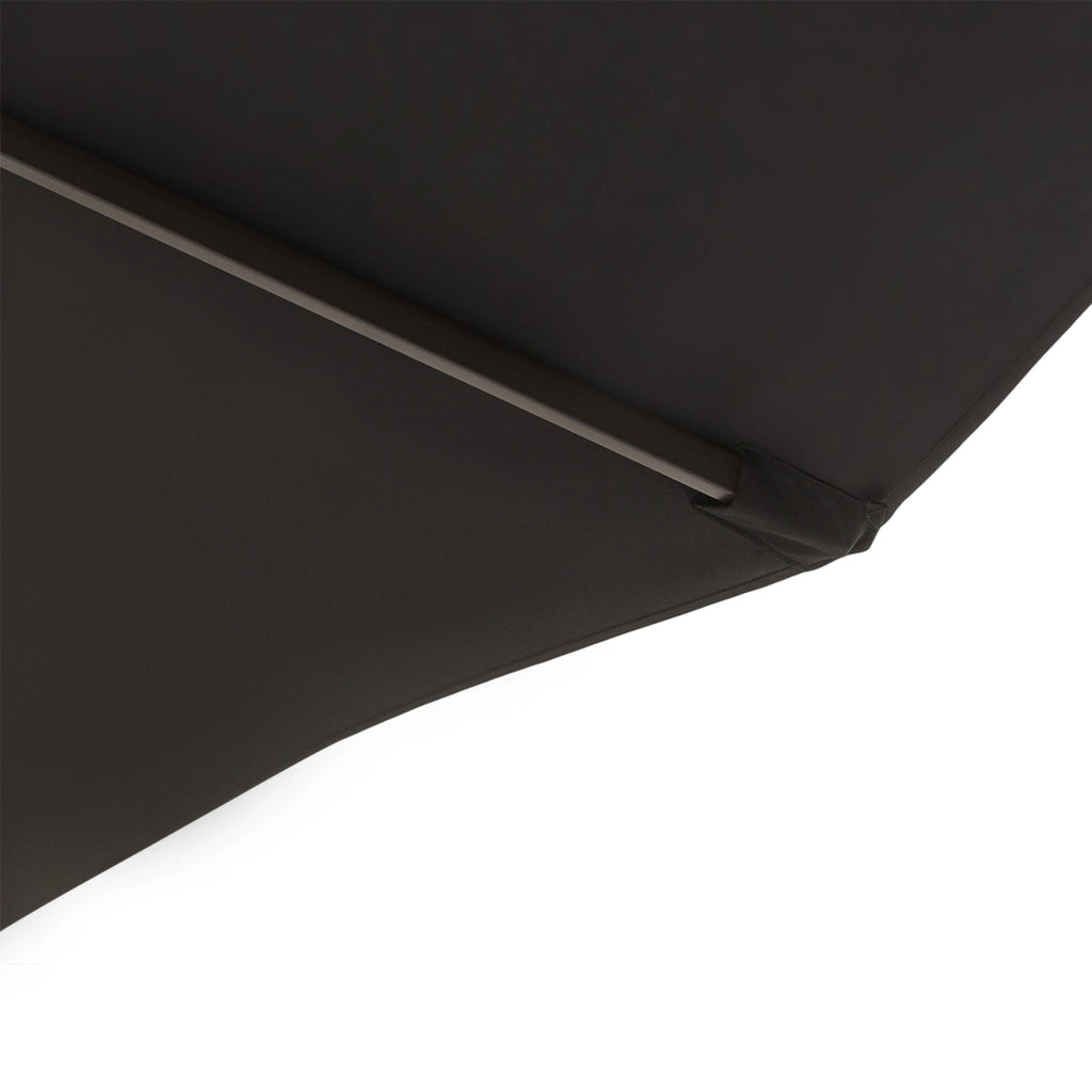 Ombrellone da Giardino Grande ¨C zephmum ¨C Nero 455x265x238 cm