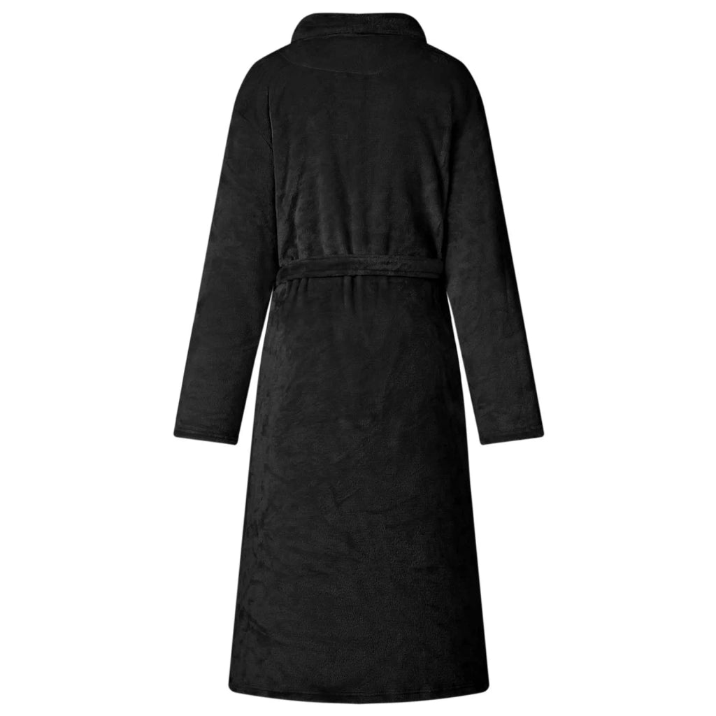 Accappatoio senza Cappuccio Nero xxl Flanella CFW4623897