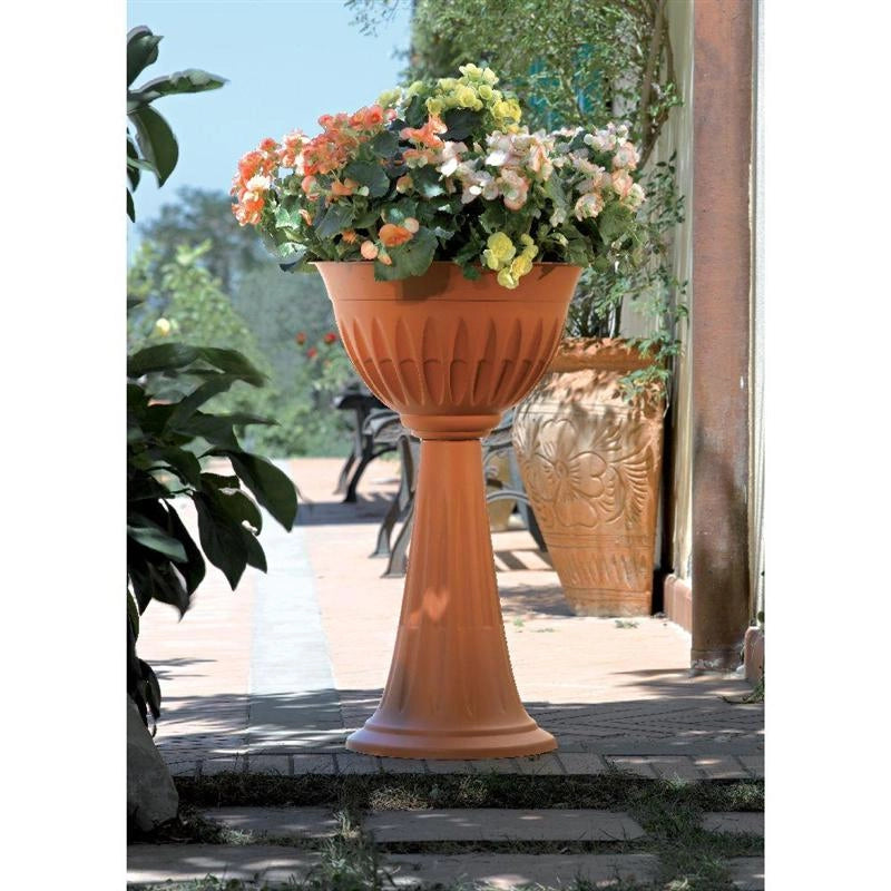 VASO PVC A COLONNA Ø cm 43 x h.74,5 lt.20 - terracotta  - BAMA