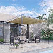 Telo di ricambio per gazebo 250 x 255 cm beige