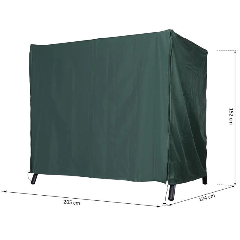 TELO DI COPERTURA PER DONDOLO IN TESSUTO OXFORD IMPERMEABILE 205 X 124 X 164 CM