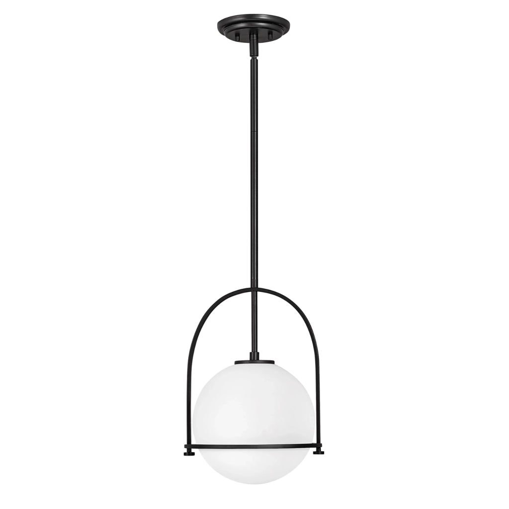 Sospensione Industrial Nordica Somerset Acciaio Nero 1 Luce E27