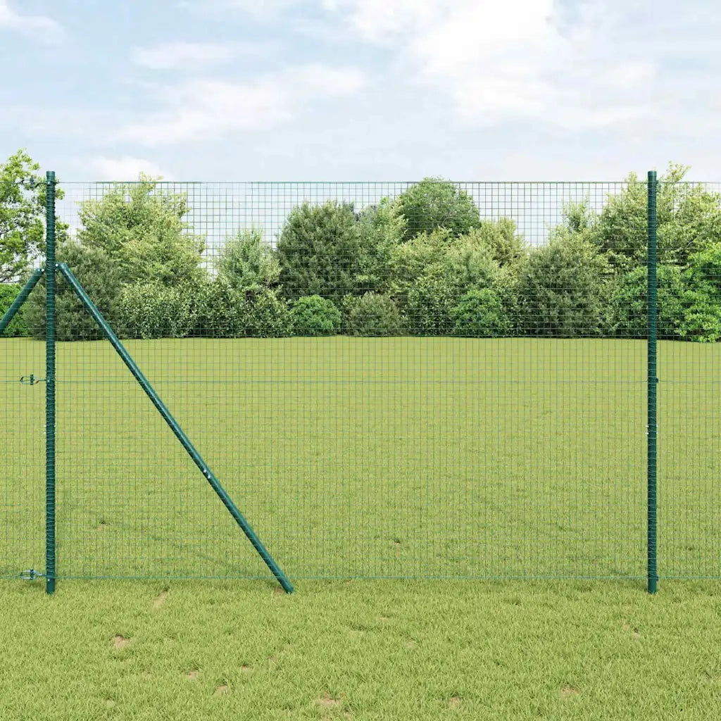 Palo della recinzione | Pannello per recinzione Acciaio e PVC Verde