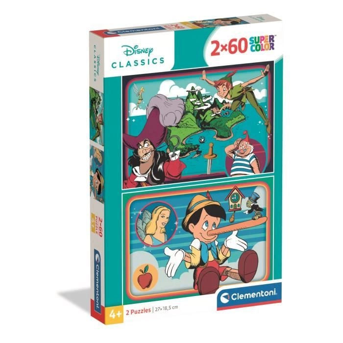 CLEMENTONI - 2x60 pezzi - Disney Classici
