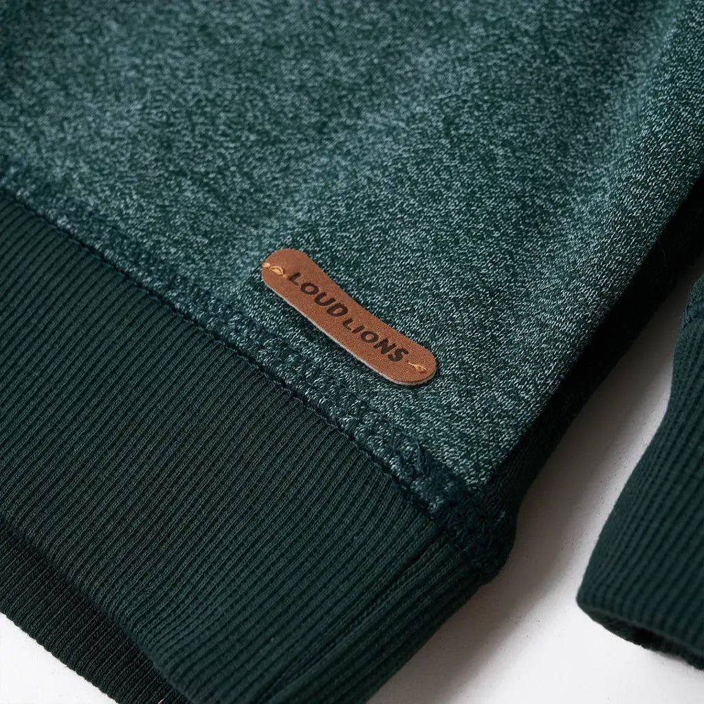 Felpa con Cappuccio per Bambini Verde Scuro 92 12904