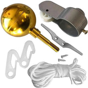 Set di riparazione per albero bandiera parti di ricambio accessori per albero bandiera albero bandiera chiodo per giardino vite in metallo cavo flessibile cavo elettrico con manovella per cavi