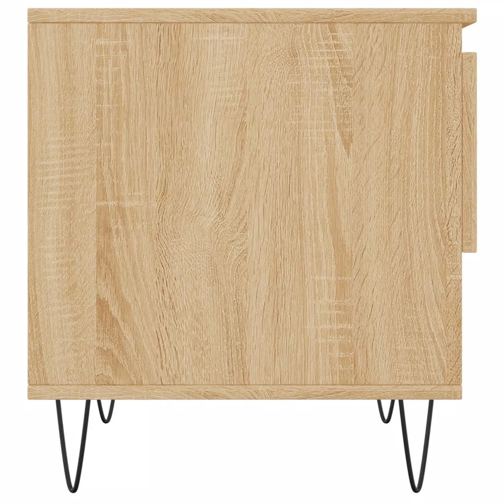 2 pz Tavolini salotto | Tavolino da caff¨¨ | Tavolino da Soggiorno Rovere Sonoma 50x46x50cm Legno Multistrato