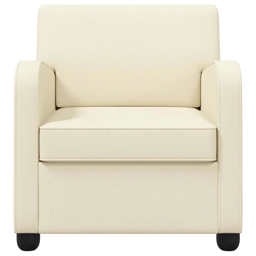 Poltrona Crema Velluto 42043447