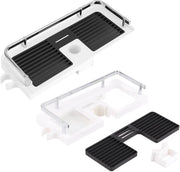 Caddy per doccia flessibile - Piastra per doccia - Piastra di stoccaggio - Organizzatore - Sostegno per toilette - Contenitore per sapone