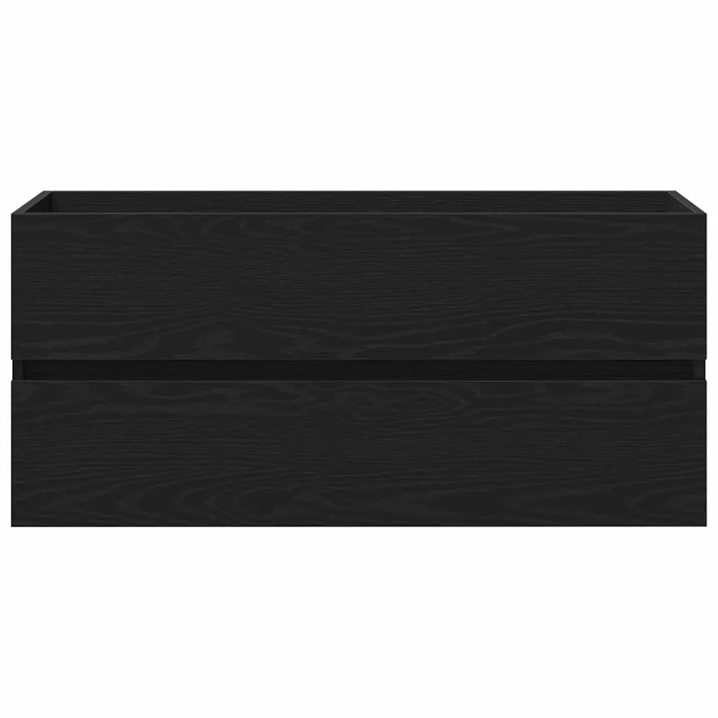 Armadio per Lavabo da Bagno Rovere Nero 100 x 39 x 62 cm 3333140
