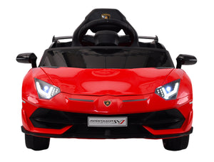 Macchina Elettrica per Bambini 12V con Licenza Lamborghini Aventador SVJ Small Rossa