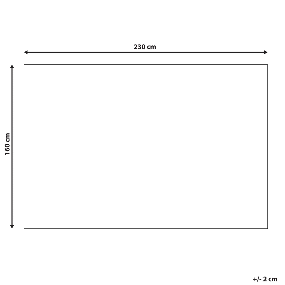 Tappeto moderno dal motivo geometrico 160 x 230 cm beige e grigio soggiorno camera da letto