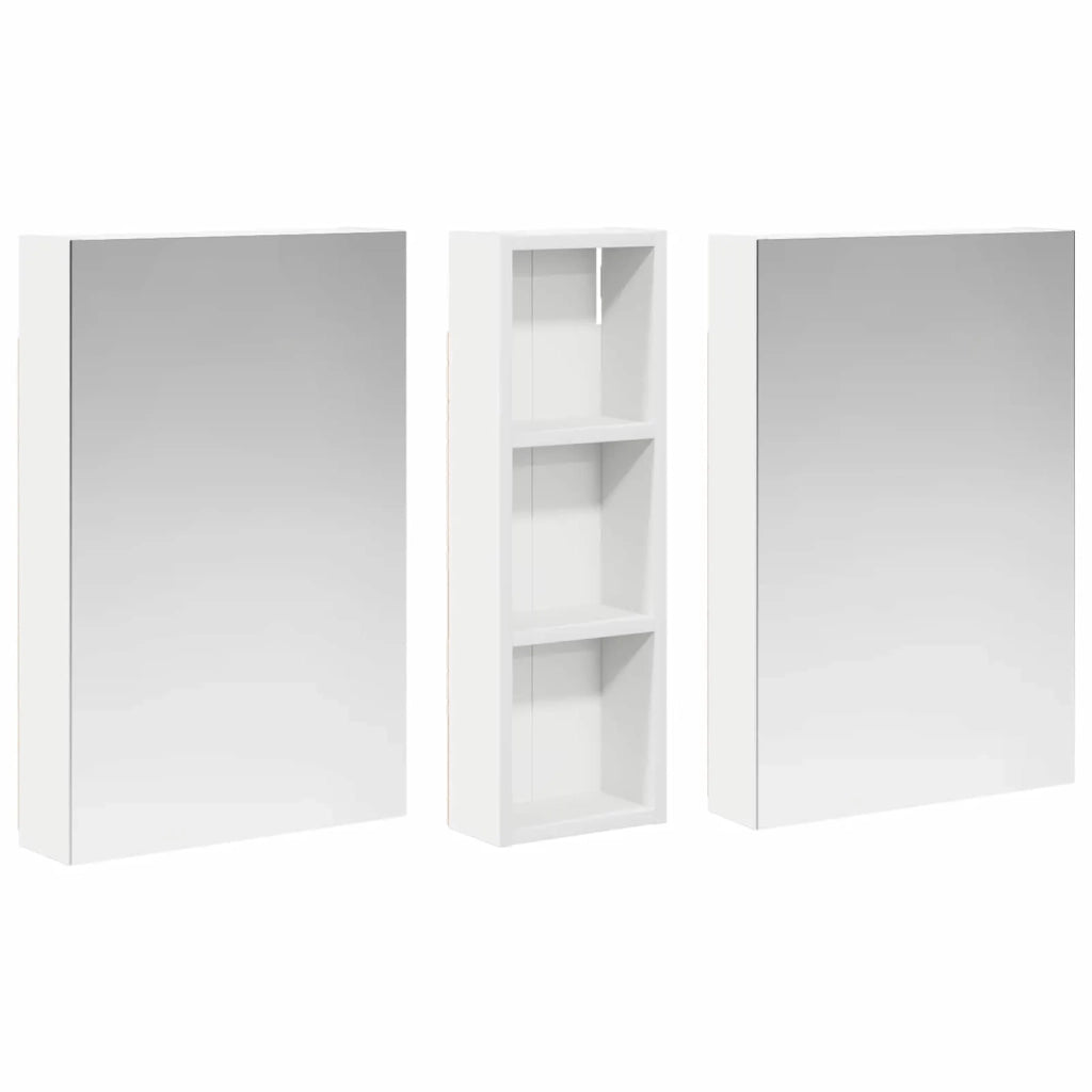 Set di Armadi da Bagno con porta 3 pcs 100 x 10,5 x 60,5 cm 3403696