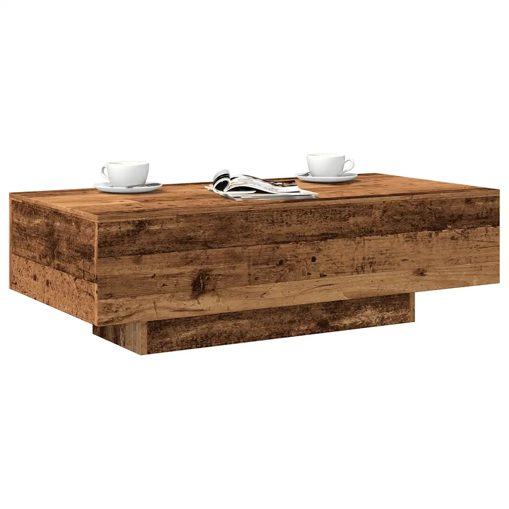 Tavolino salotto | Tavolino da caff¨¨ | Tavolino da Soggiorno Legno Antico 100x49,5x31 cm Legno Multistrato