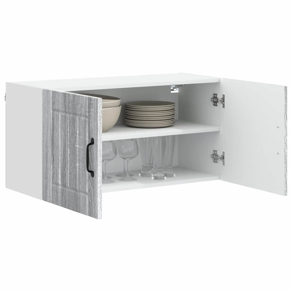 Armadietto a muro LUCCA Grigio Sonoma 80 x 31 x 40 cm