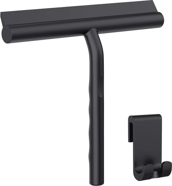 Douchewisser senza foratura con tirante in silicone - 21 cm per porte doccia, specchi e finestre