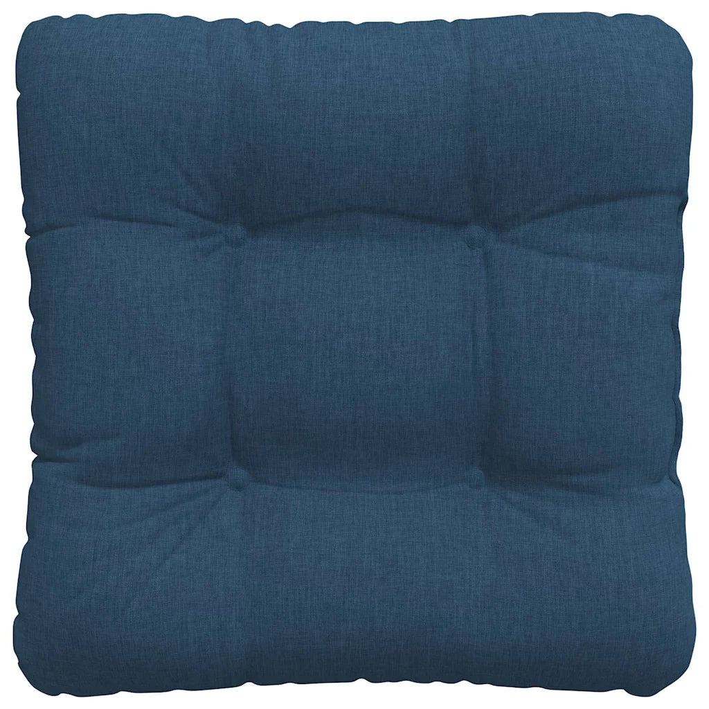 Cuscini per Seduta 4 pcs Blu 45 x 45 x 12 cm Tessuto