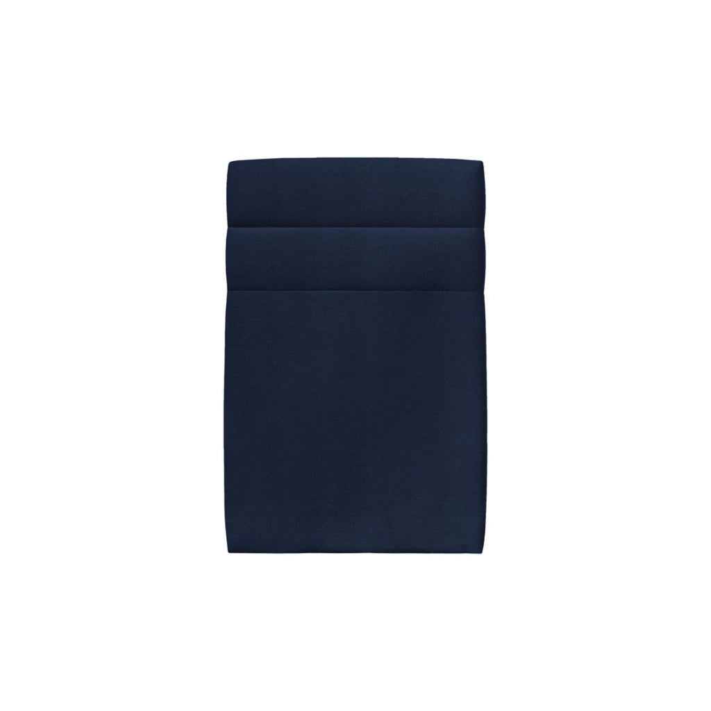 Letto 90x190 cm con testiera in linea - Tessuto velluto