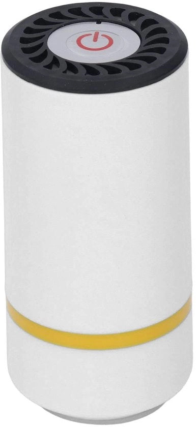 Congelatore a vuoto elettrico - Imballaggio alimentare - Pratica pompa a batterie azionate a mano - Bianco avorio - Conserva alimenti freschi a lungo - Ideale per